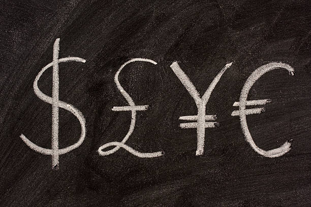 istock symbols of four currencies on blackboard 117363280