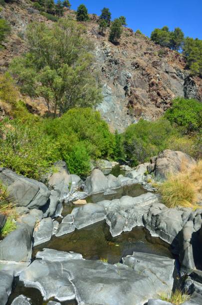 istock Water pool on the Waterfalls Trail, Tolox 1173639243