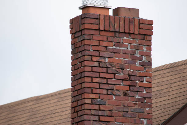 Damaged roof and gutter systems on a residential home