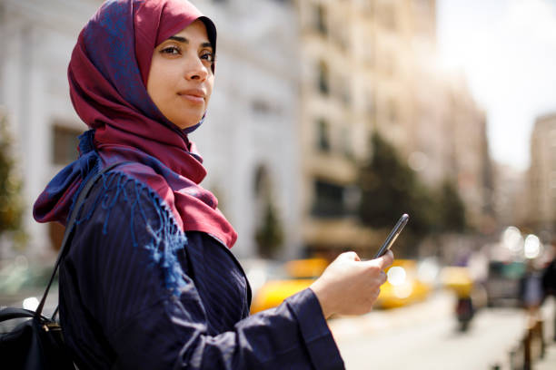 istock Muslim tourist exploring city 1173641448