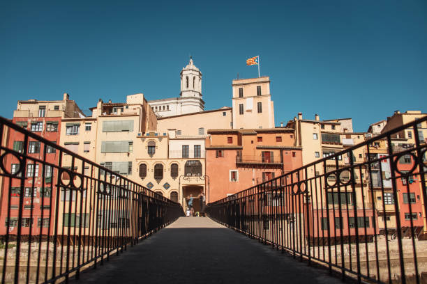 girona, španělsko - girona - stock snímky, obrázky a fotky