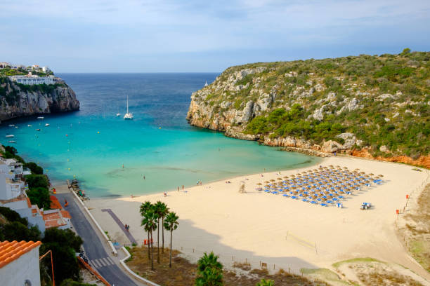 istock View on the beach Cala en Porter on Menorca Island. 1173644171