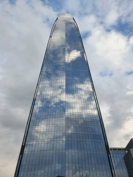 istock Gran Torre Santiago after the rain 1173648570