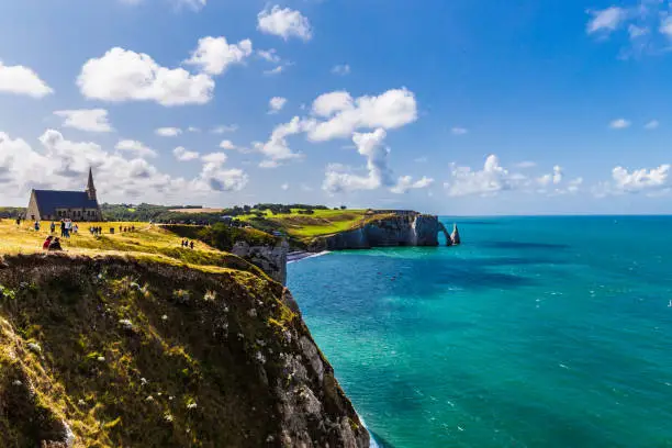 The cliffs at Étretat, Normandy, France