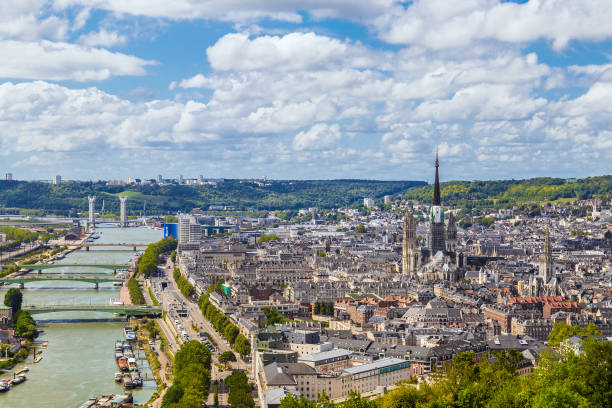 istock Panorama of Rouen 1173657461