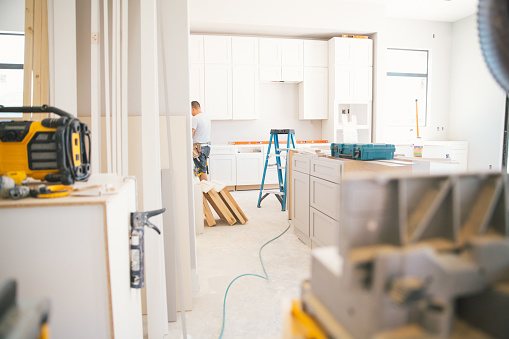 Fitting a kitchen