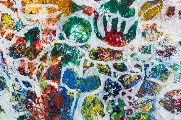 istock Detail of the Painting as a Background 1173663526