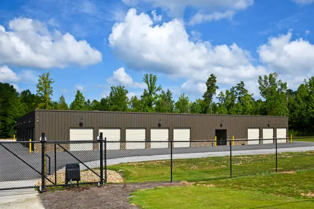 A New Secure Self Storage Building with Gated Access