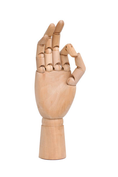 istock Wooden hand shows the ok sign 1173679372