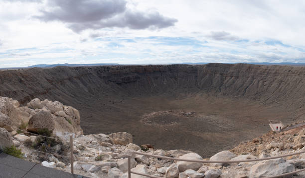 Meteor Crater stock photo