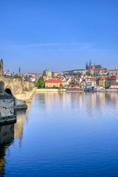 istock Charles Bridge and Prague Castle in Prague, Czech Republic 1173704979