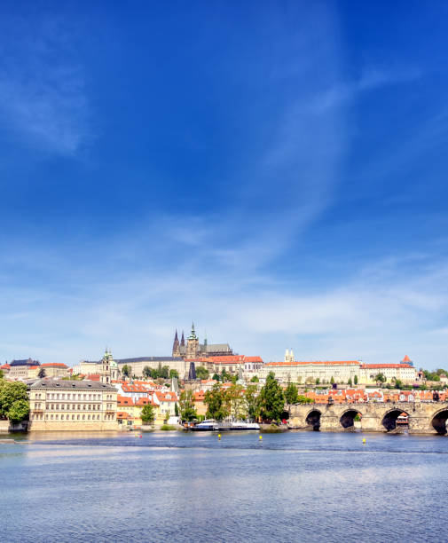 istock Charles Bridge and Prague Castle in Prague, Czech Republic 1173705130