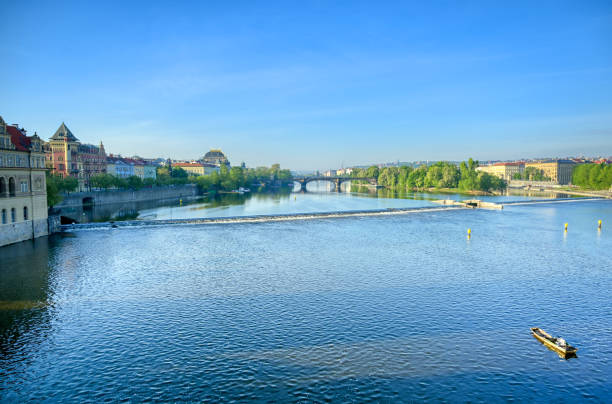 istock The Vltava River in Prague, Czech Republic 1173705977