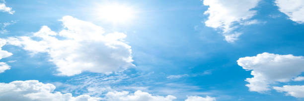 istock Beautiful blue sky cloudsfor background. Panorama of sky. 1173715317