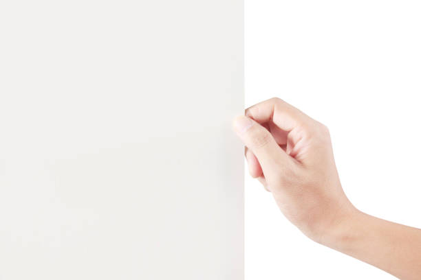 istock Hand holding virtual paper with your 1173717438