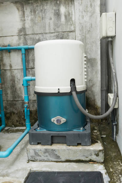 istock Pumping station for household fresh water. 1173726522