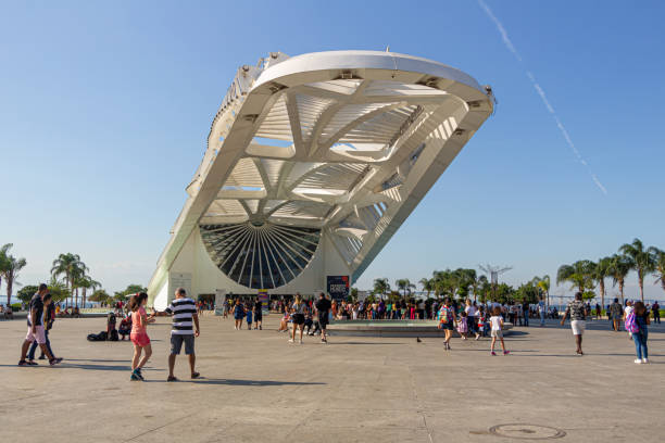 museo di domani a rio de janeiro, brasile - urban scene brazil architecture next to foto e immagini stock