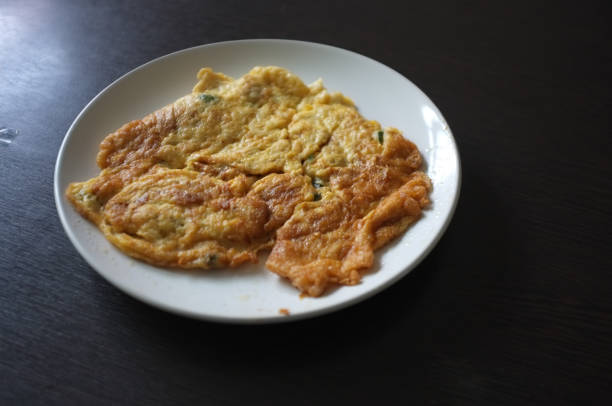 istock Traditional Thai crispy crab omelet,  THAI food 1173736891