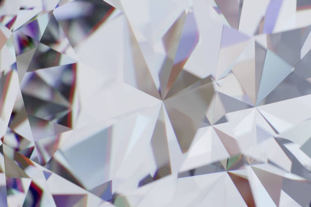istock Close up of facets of a diamond, cg rendering 1173737904