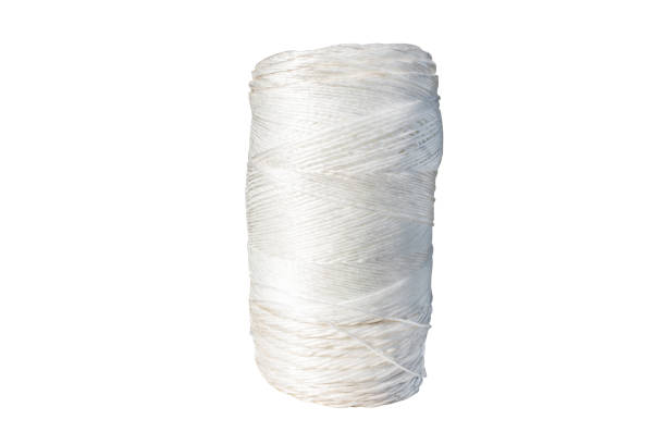 istock Polypropylene twine used in agriculture wound up on a roll, isolated on a white background with a clipping path. 1173737956