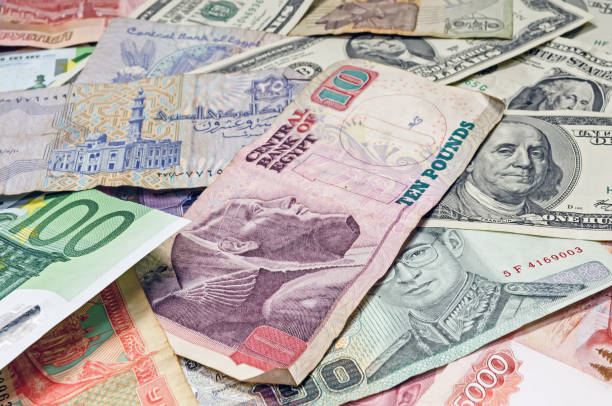 istock Collection of various  international money 1173739467