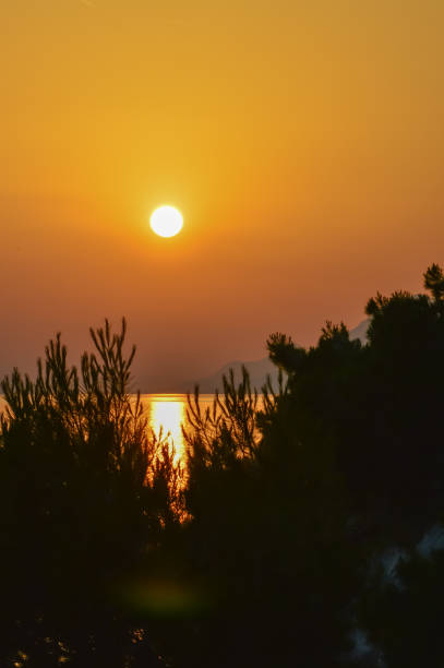 istock Sunset on Adriatic sea 1173740211