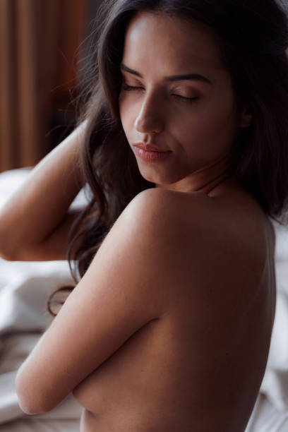 istock Pretty female feeling happy all by herself 1173750176