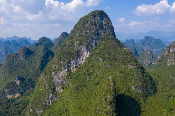 guilin paisaje - xingping fotografías e imágenes de stock