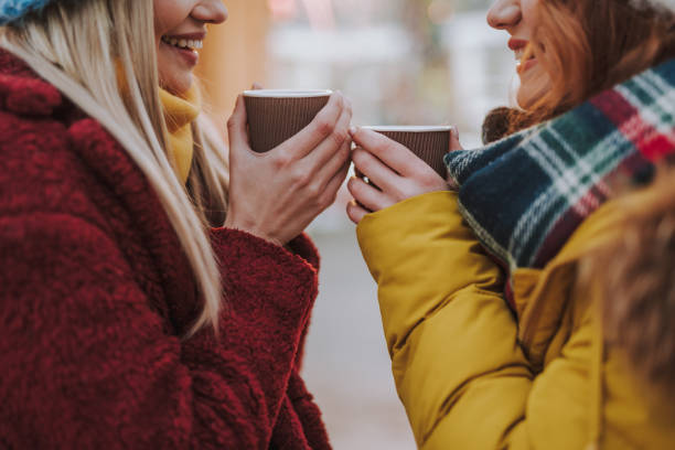 istock Positive delighted young females having friendly conversation 1173766414