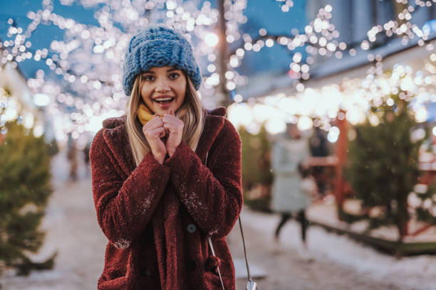 istock Positive delighted young female looking at camera 1173767138