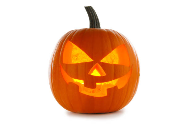 istock Halloween Pumpkin isolated on white 1173769150