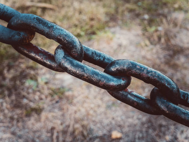 istock fragment of old metal rusty chain vintage 1173771216