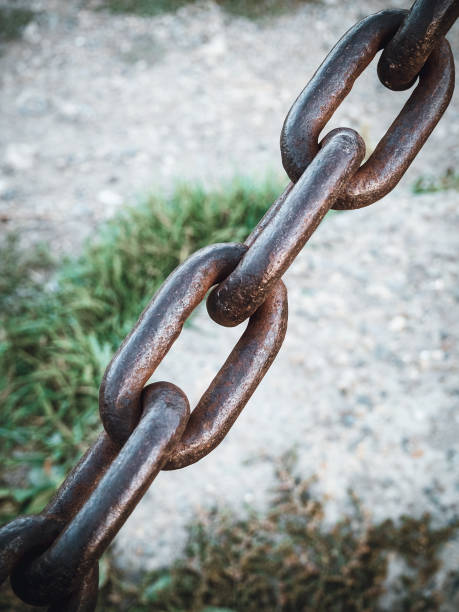 istock fragment of old metal rusty chain vintage 1173771765