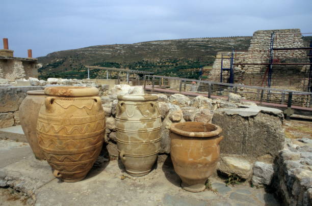 istock Urns from the ruins of Knossos, Crete, Greece 1173778621