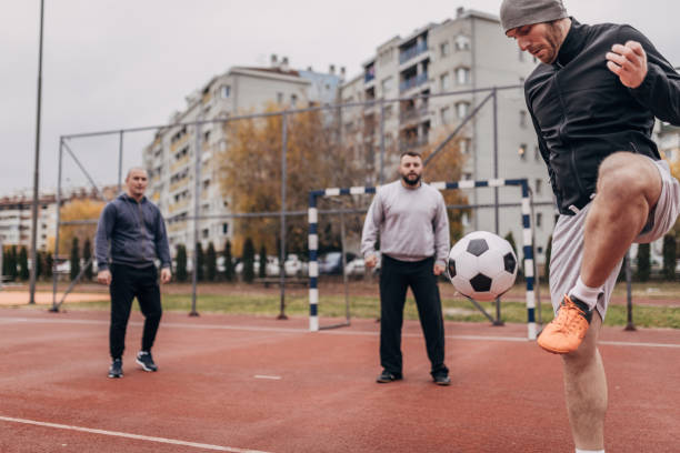 istock Football is fun 1173786124