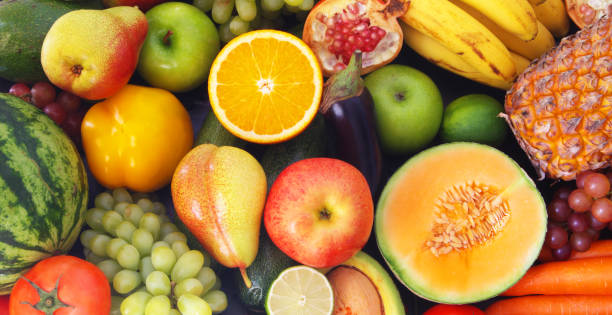 istock Many fruits and vegetables as background 1173786148