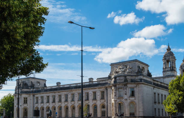 istock Town Hall in Cardiff Wales 1173791599
