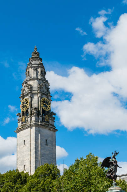 Town Hall Tower Cardiff Wales
