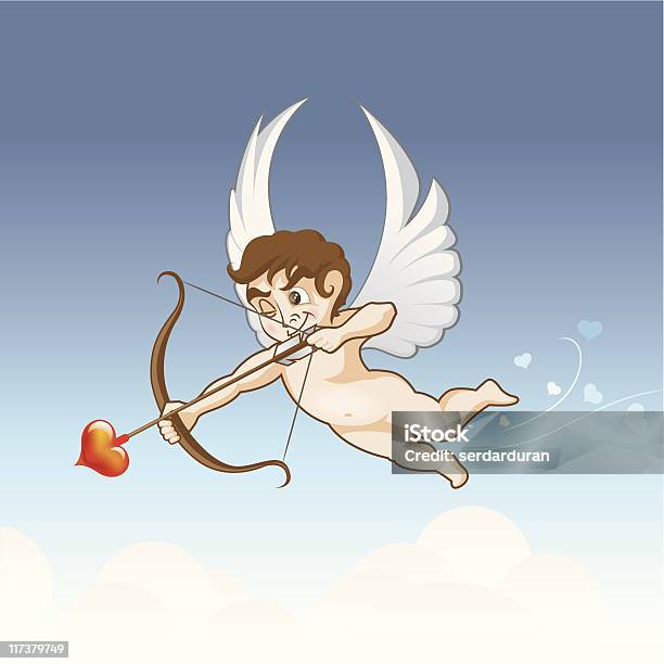 Eros E Amor - Arte vetorial de stock e mais imagens de Alegoria - Alegoria, Amor, Anjo