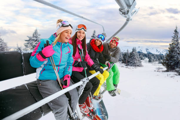 istock friends having fun on ski holiday in mountains 1173803262