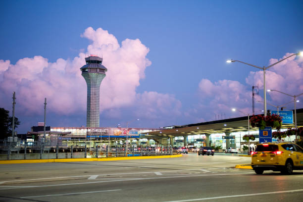 flughafen chicago - airport usa business ohare airport stock-fotos und bilder