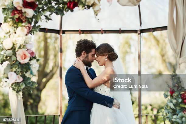 Our Happily Ever After Begins Here Stock Photo - Download Image Now - Newlywed, 30-39 Years, Adult