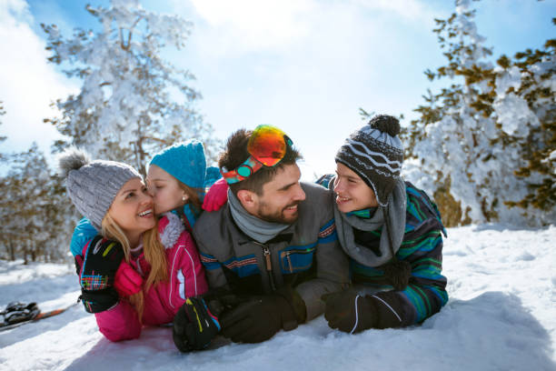 istock family having fun - Mobile photo. Selfie 1173808878