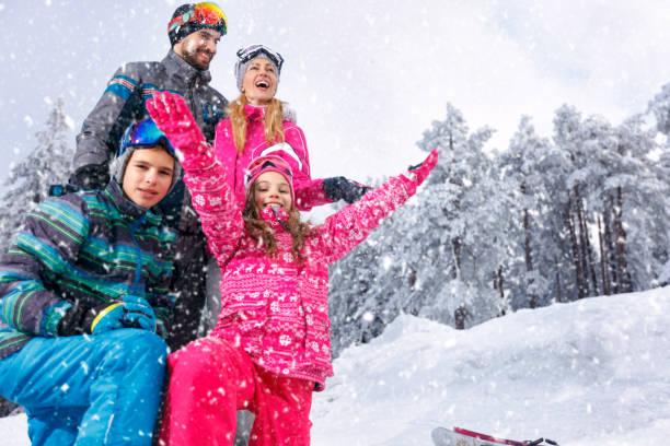 istock family having fun - Mobile photo. Selfie 1173809851