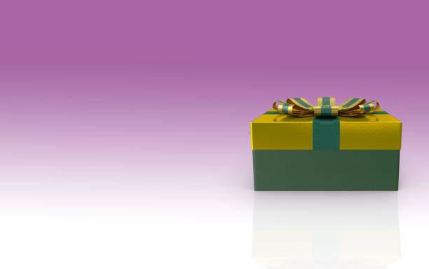 istock Gift Box on Colorful Background with Copy Space 1173829872
