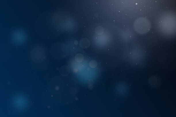 istock Dark blue template with soft bokeh. Modern geometrical abstract illustration and New year design for your ad, poster, banner. 1173831696