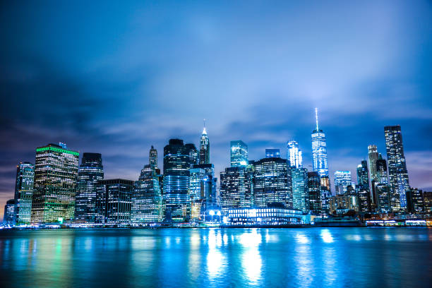 istock New York Manhattan night view 1173832617