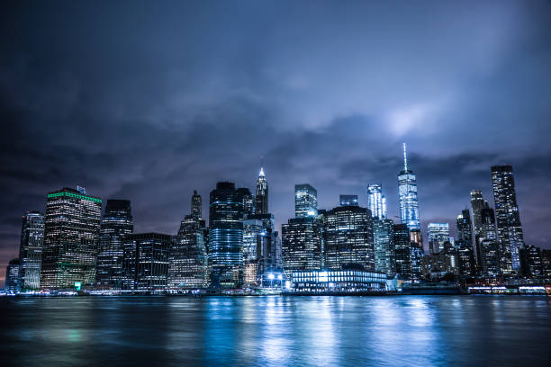 istock New York Manhattan night view 1173832940