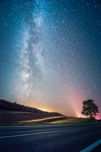 istock Amazing milky way at night 1173835678