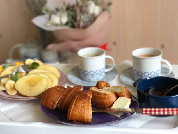 istock Fresh croissant and butter 1173838123